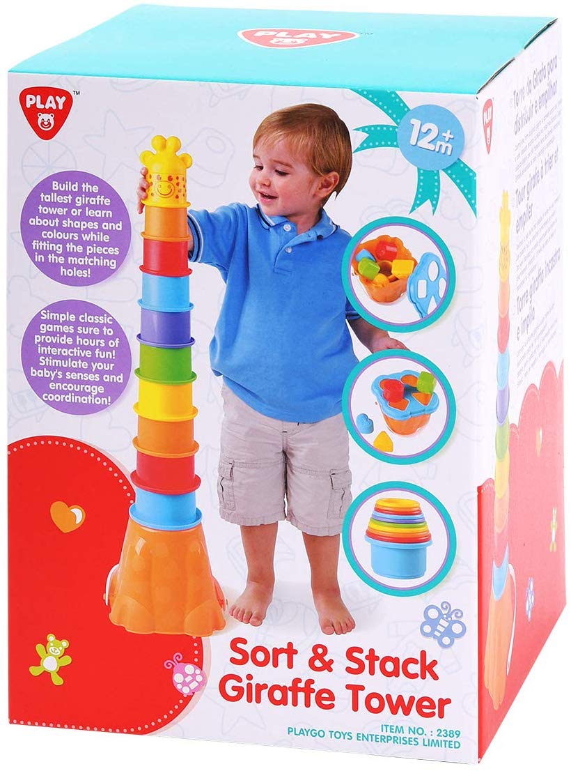 PlayGo Giraffe Stacking Tower