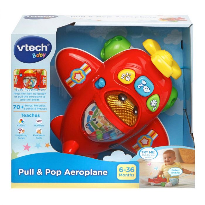 Vtech pull and pop aeroplane