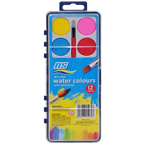 NS Water Colour Paints 12s