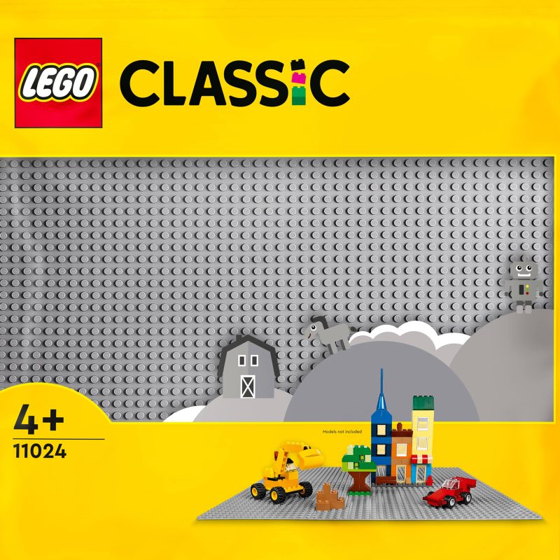 LEGO® Classic Grey Baseplate 11024