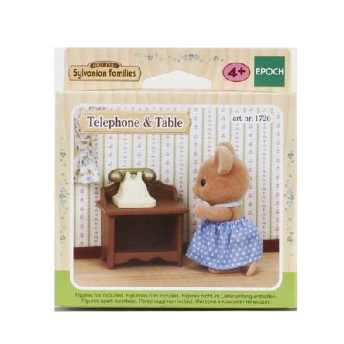 Sylvanian Telephone and Table