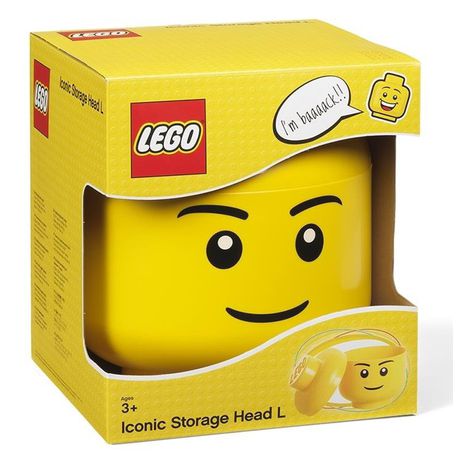 Lego Storage Head Large - Boy