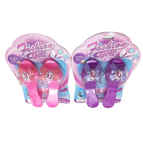 Pretend Play Fashion Girl Shoes Light Up