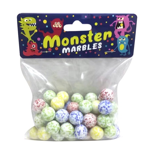 Speckled White Milky Marbles 50Pce