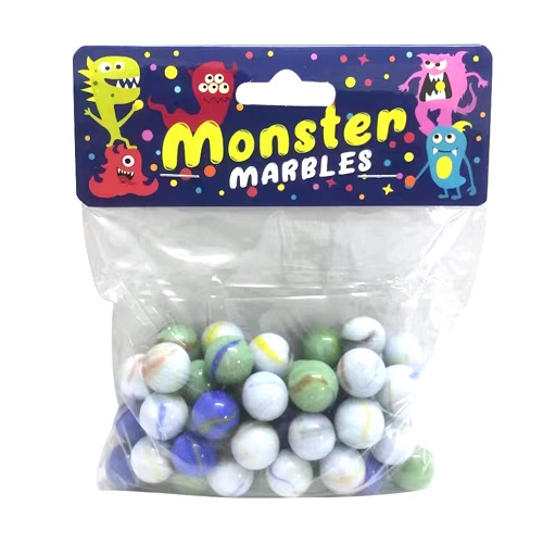 Spiral Milky Marbles 50Pce