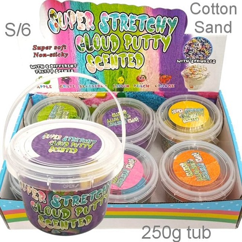Stretchy Cloud Sand 250g Asst