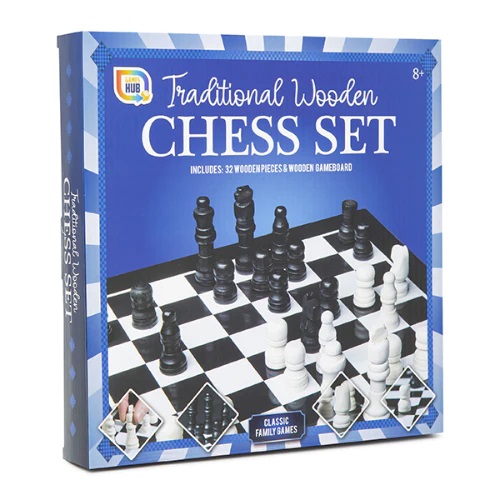 Chess Set Wooden (Games Hub)