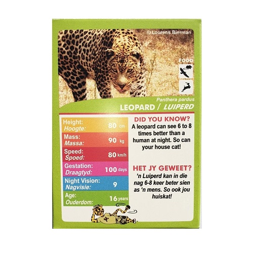 Menzo Mamals Card Game