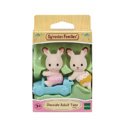 Sylvanian Baby Chocolate Rabbit Twins