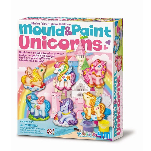 4M Mould & Paint Glitter Unicorns