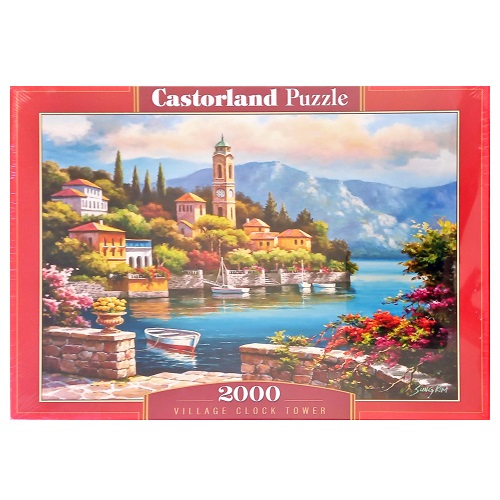 2000 Pce Castorland Village Clock Tower
