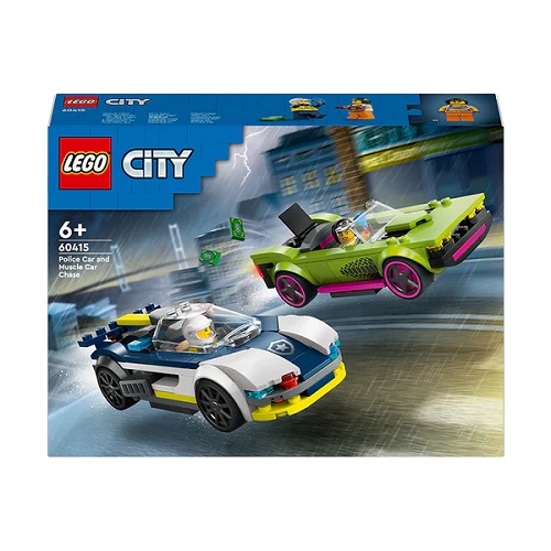 LEGO® City Police Car and Muscle Car Chase 60415