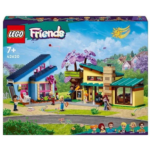 LEGO® Friends Olly and Paisley's Family Houses 42620