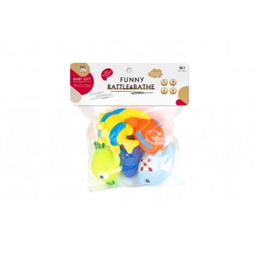 Bath Squeaky Toys Fish 5Pce