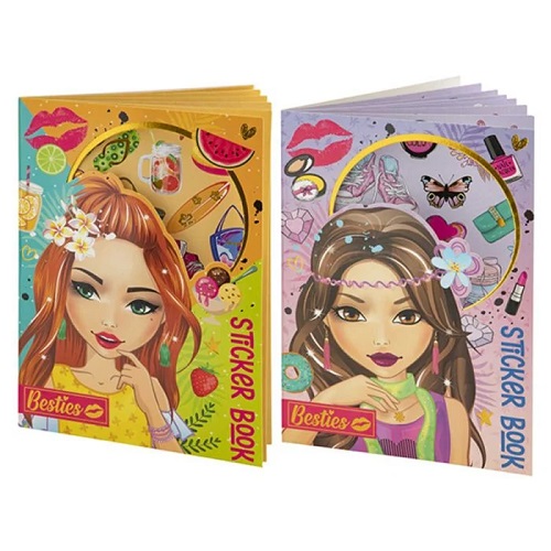 Besties Foil Sticker Book Asst