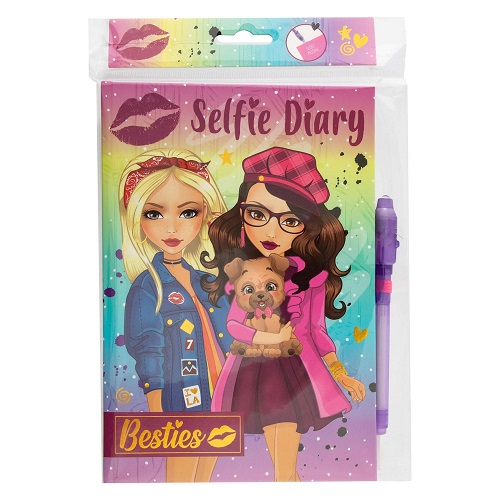Besties Selfie Diary with Magic Pen