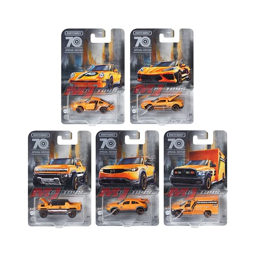 Matchbox Moving Parts 70th Anniversary vehicles