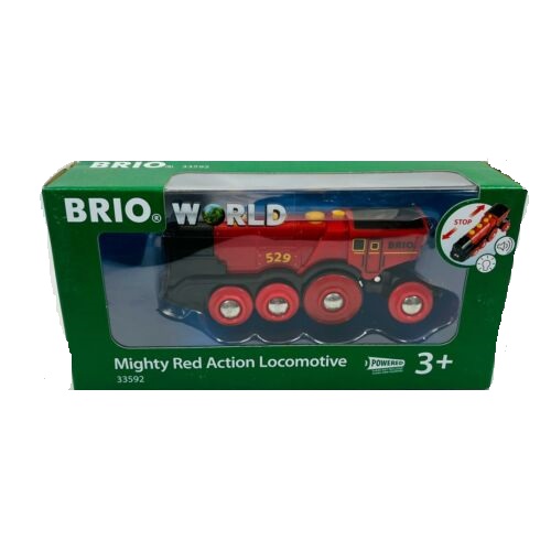 Brio Mightly Red Action Locomotive