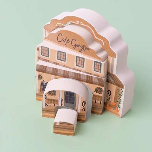 Wooden House Stacker LG