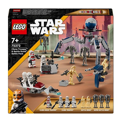 LEGO® Star Wars™ Clone Trooper™ & Battle Droid™ Battle Pack 75372
