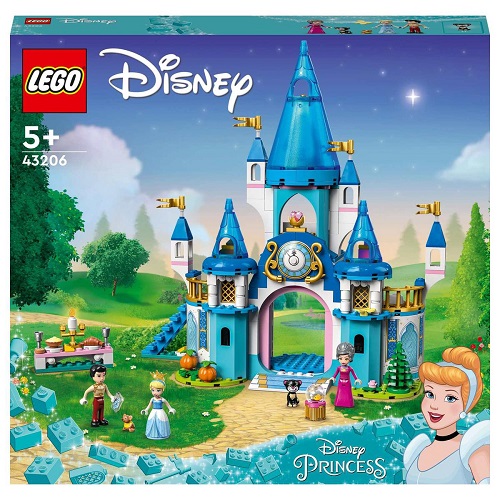 LEGO® Disney Princess™ Cinderella and Prince Charming’s Castle 43206