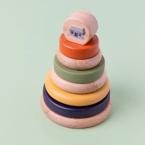 Wooden Ring Stacker LG