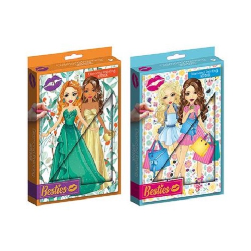 Besties Diamond Painting A5 Hardcover Notebook