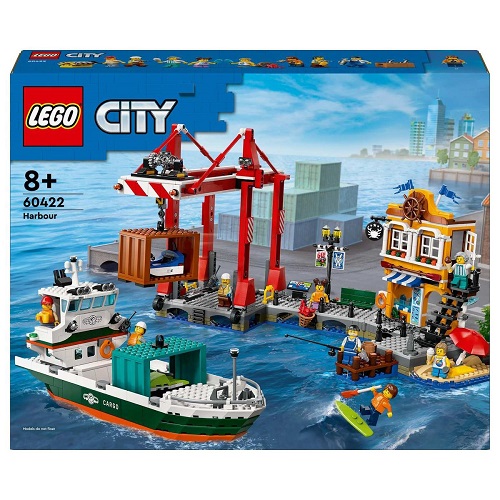 LEGO® City Seaside Harbour with Cargo Ship 60422