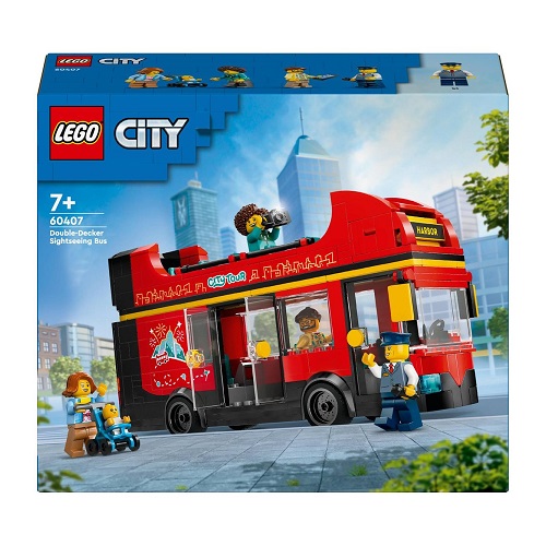LEGO® City Red Double-Decker Sightseeing Bus 60407