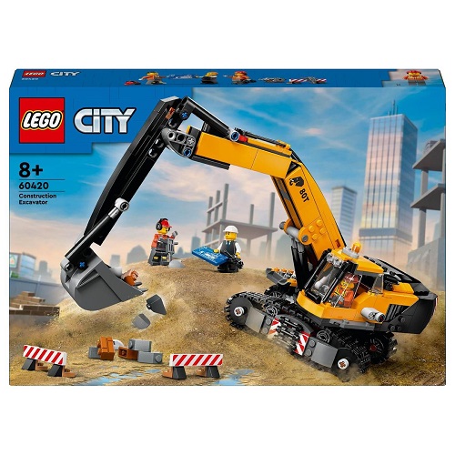 LEGO® City Yellow Construction Excavator 60420