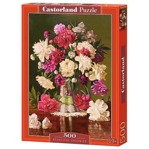 500 Pce Castorland Beautiful Pheonies