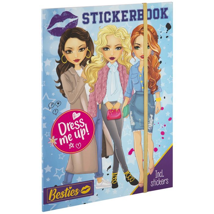 Besties Dress Me Up Sticker Book