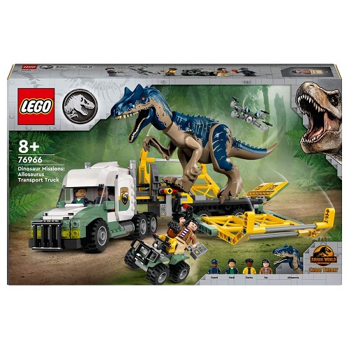 LEGO® Jurassic World Dinosaur Missions: Allosaurus Transport Truck 76966