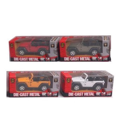Die-Cast Jeep Pull Back Asst
