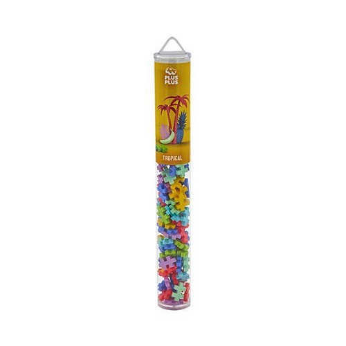 Plus Plus Tropical Mix 100 Piece Tube