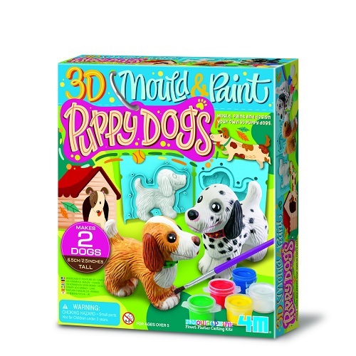 4M Mould & Paint Puppy Dogs 3D