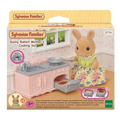 Sylvanian Sunny Rabbit Mothers Cooking Set
