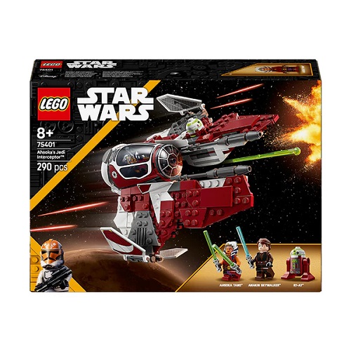 LEGO® Star Wars™ Ahsoka’s Jedi Interceptor™ Starfighter 75401