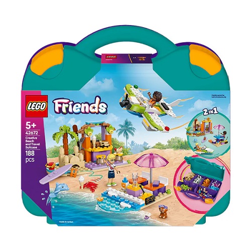 LEGO® Friends Creative Beach and Travel Suitcase 42672