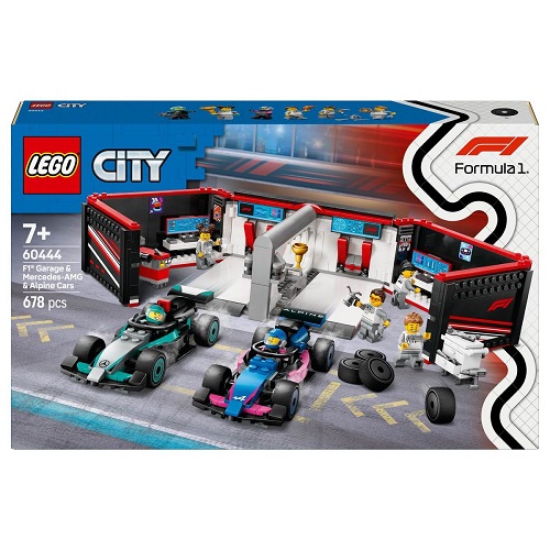 LEGO® City F1® Garage & Mercedes AMG & Alpine Cars 60444