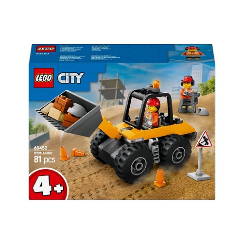 LEGO® City Yellow Construction Wheel Loader 60450