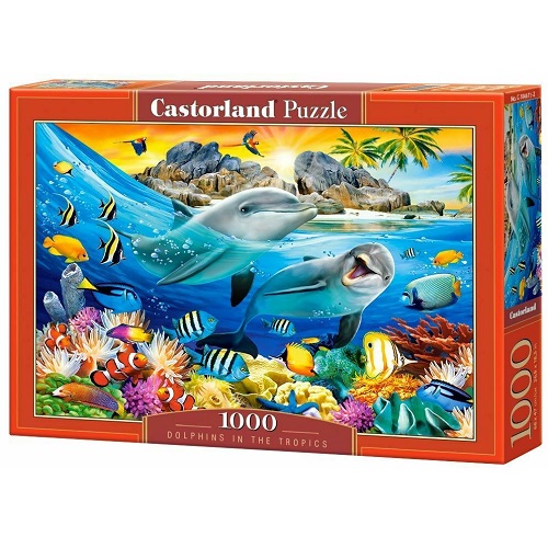 1000 Pce Castorland Dolphins in the Tropics