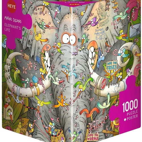 1000 Pce Heye Elephant's Life
