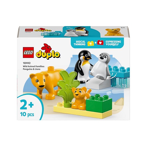 LEGO® DUPLO® Town Wild Animal Families: Penguins & Lions 10442
