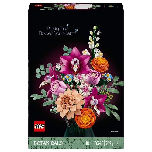 LEGO® Botanicals Pretty Pink Flower Bouquet 10342