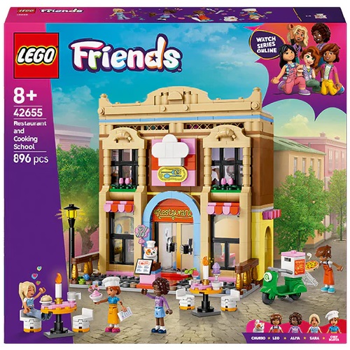 LEGO® Friends Restaurant and Cooking School 42655
