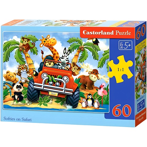 60 Pce Castorland Softies on Safari