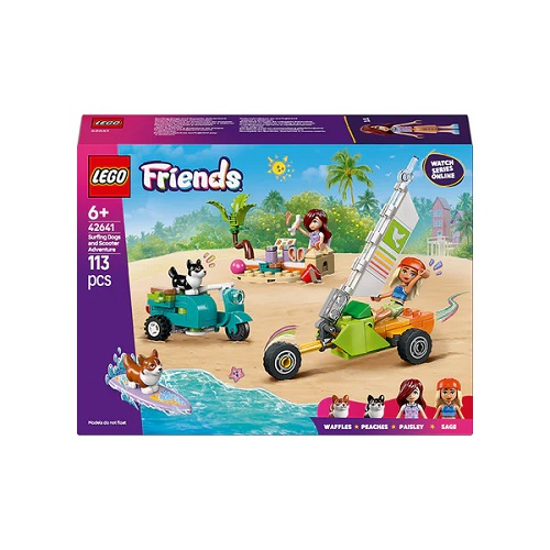 LEGO® Friends Surfing Dogs and Scooter Adventure 42641