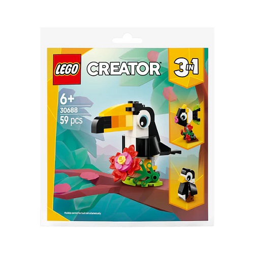 LEGO® CREATOR 3in1 Tropical Toucan Bag 30688