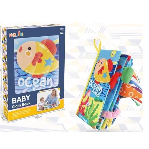 Cloth Book Ocean Tails